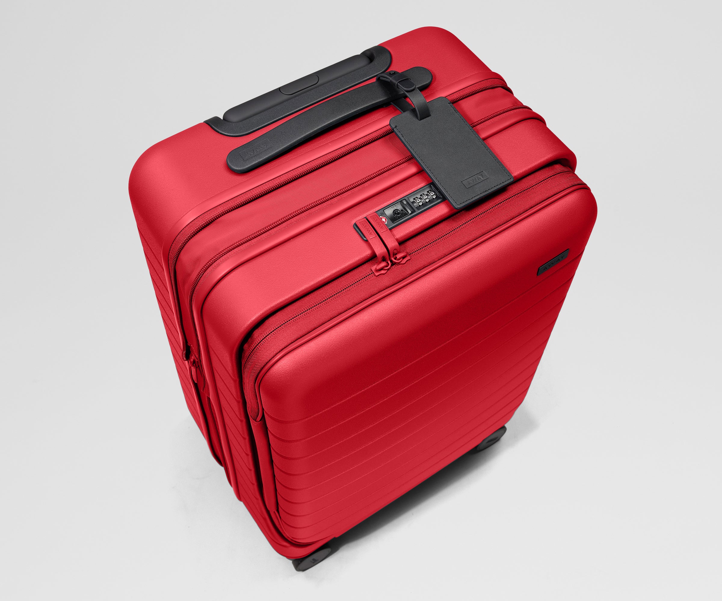 Topside Bigger Carry-On in Cherry Red