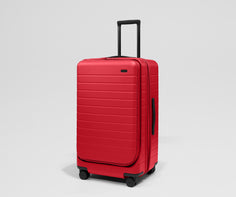 Topside Medium Trunk in Cherry Red