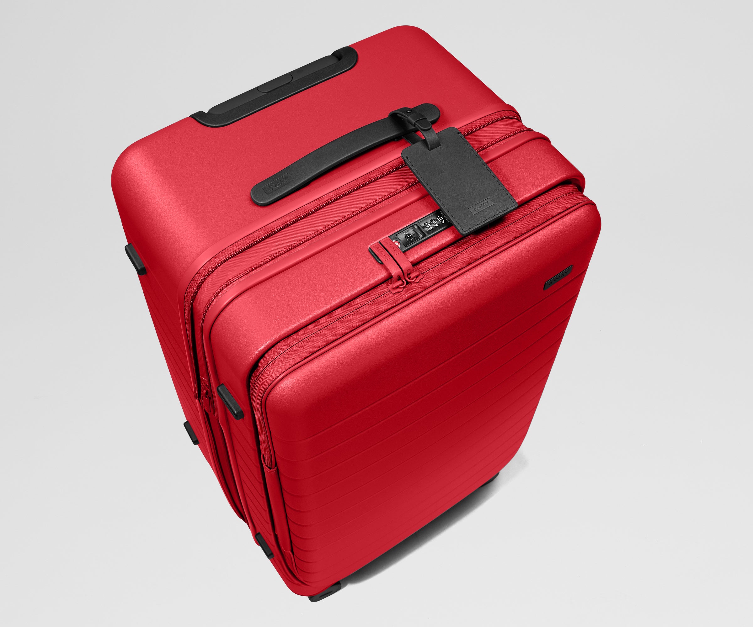 Topside Medium Trunk in Cherry Red