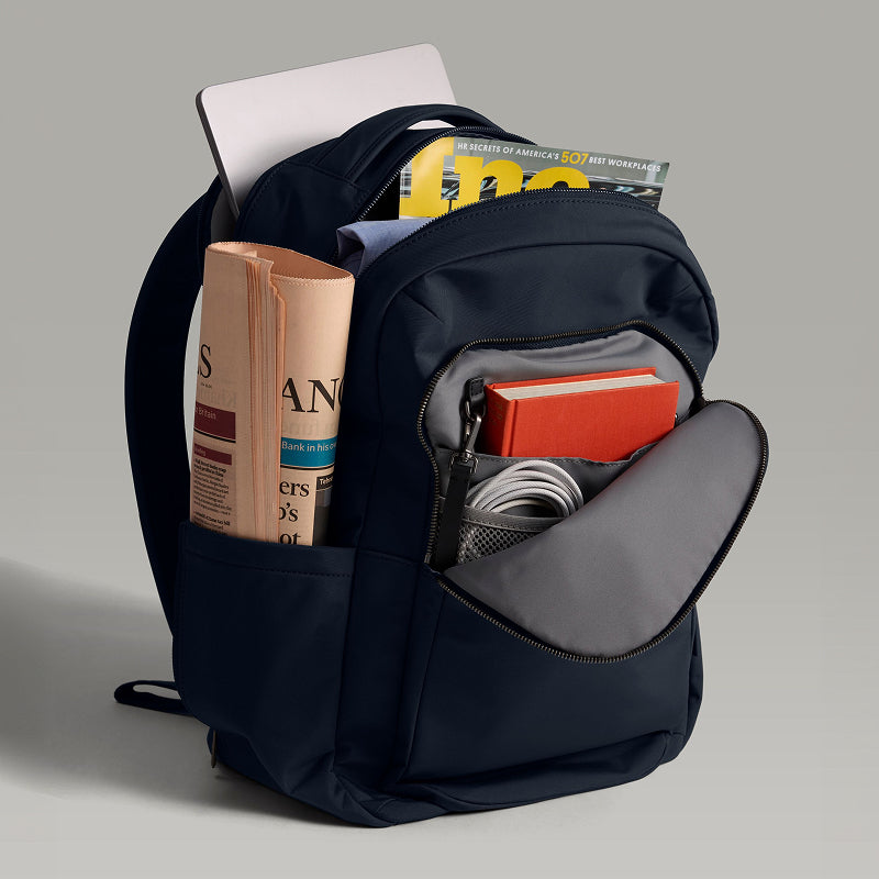 The Commuter Backpack in Jet Black