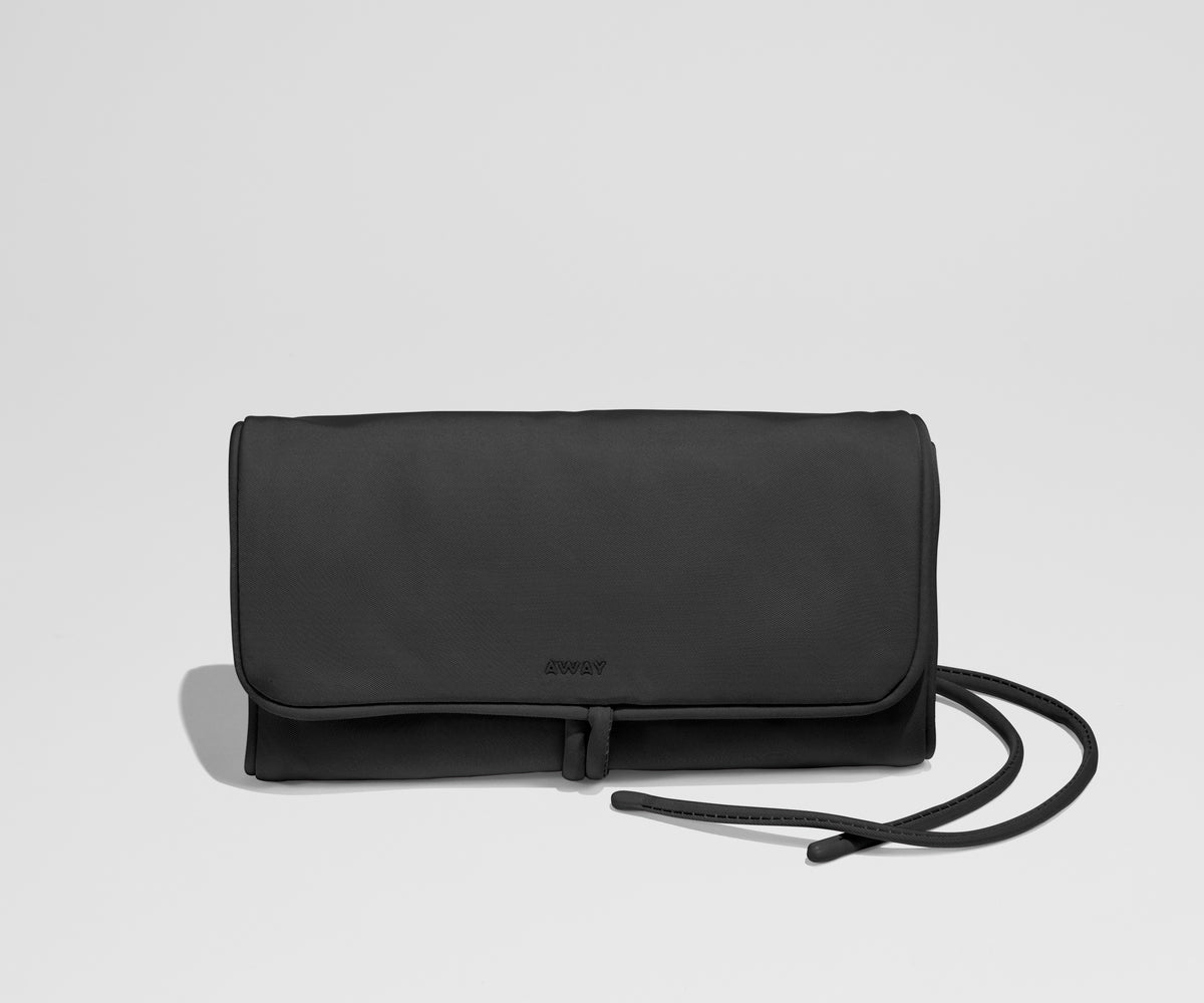 Featherlight Jewelry Roll in Jet Black