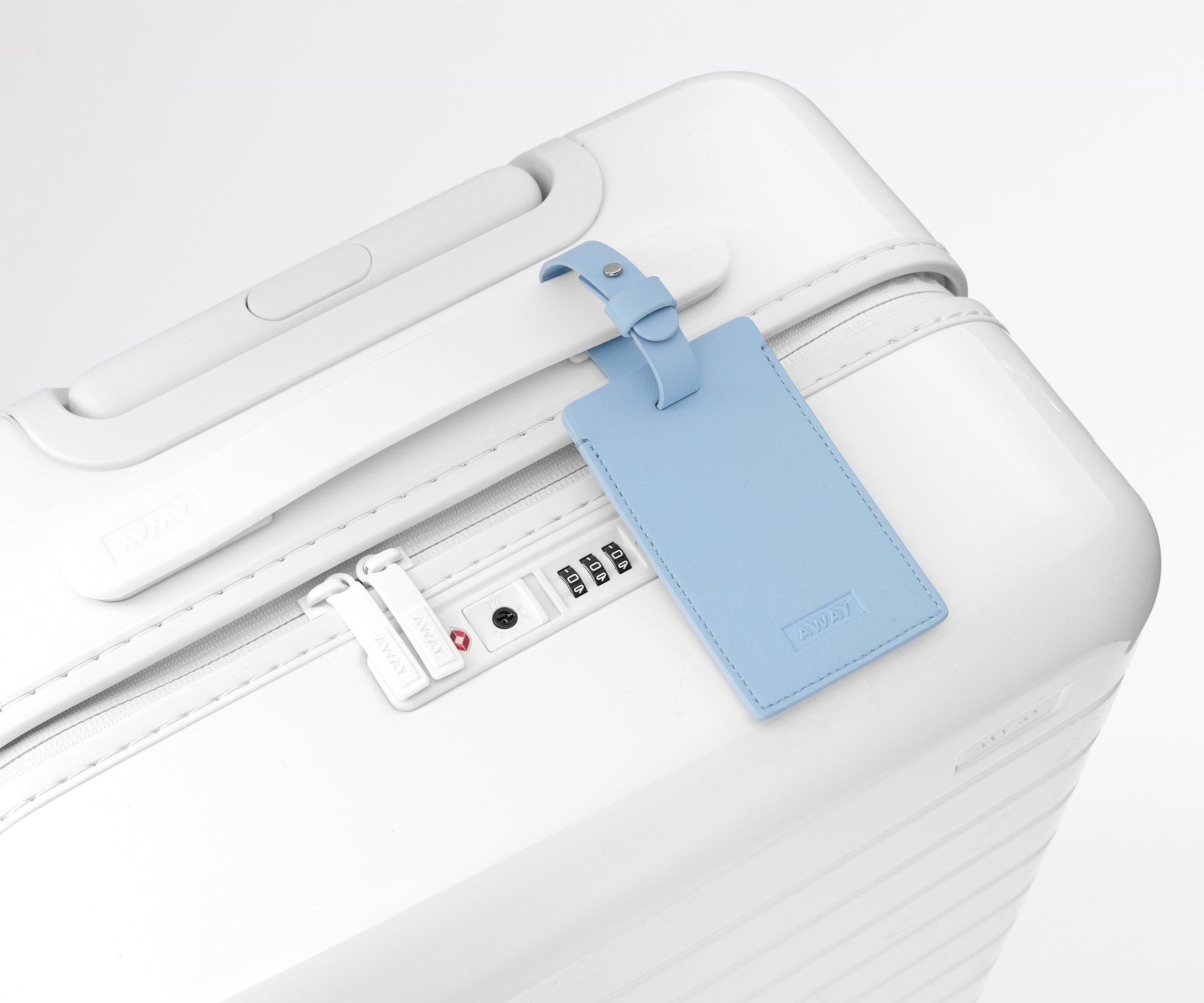 The Luggage Tag in Something Blue