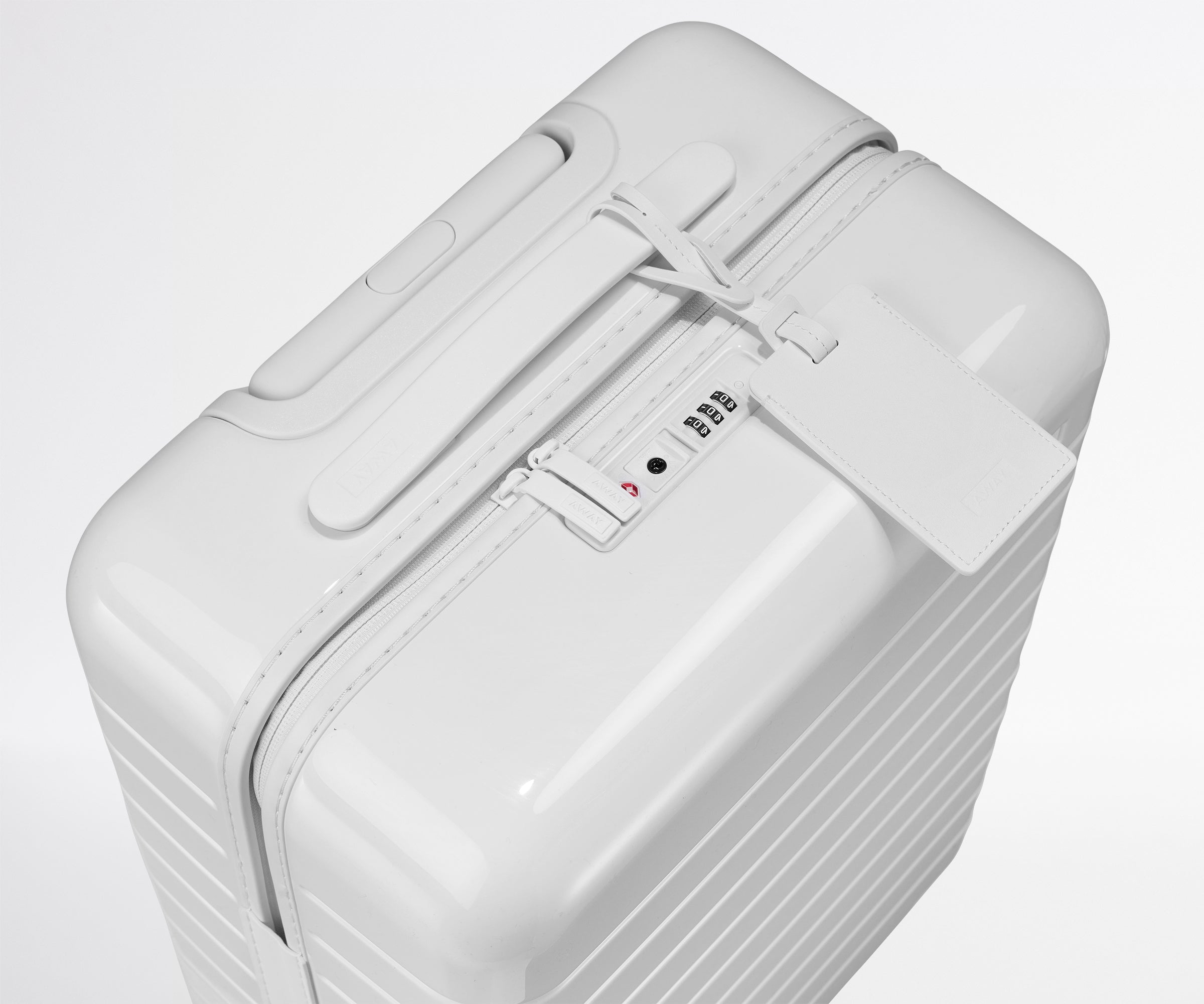 Bigger Carry-On Luggage in Pearl White | Away: Built for modern travel