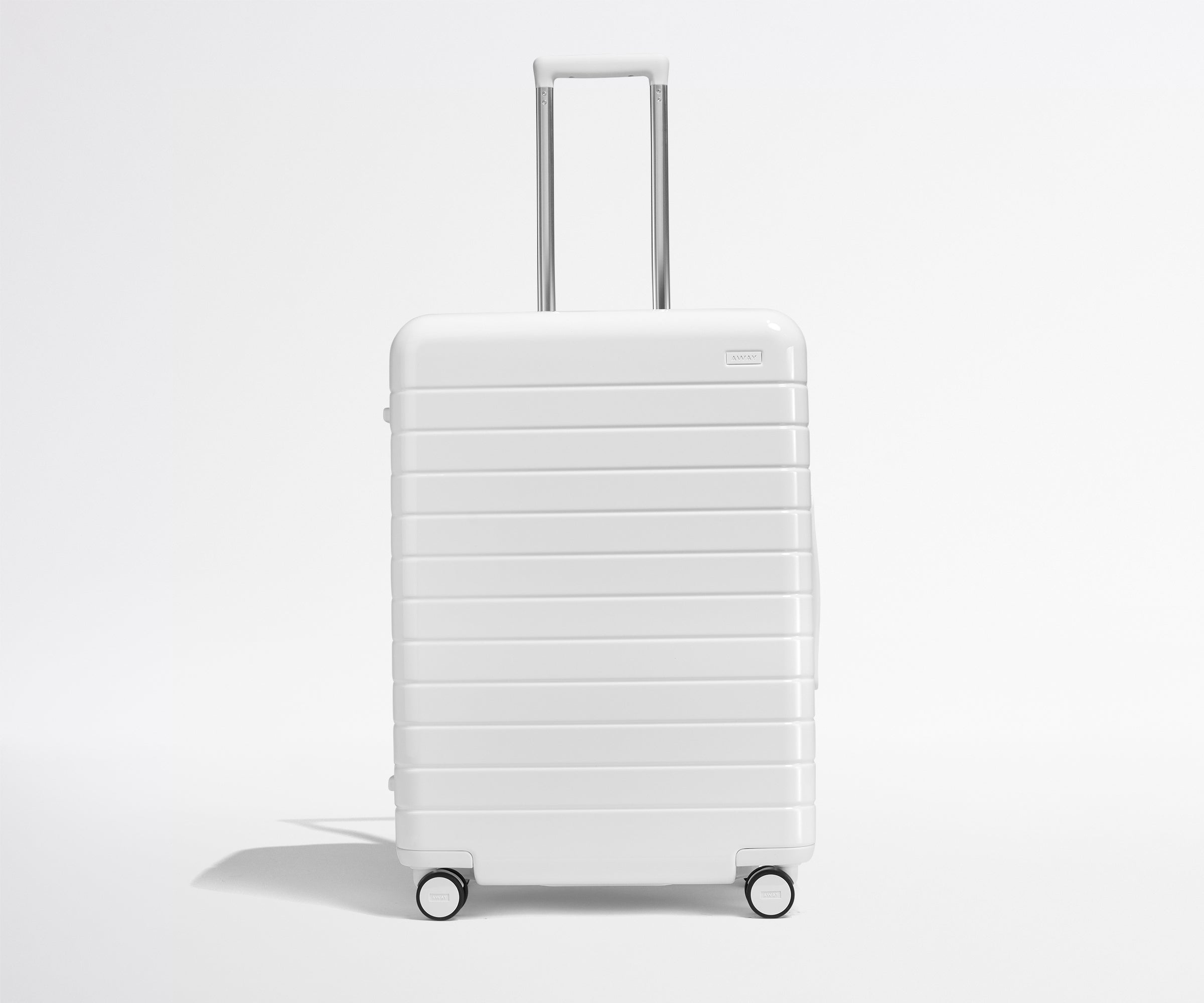 The Medium Checked Suitcase in Pearl White | Away: Built for