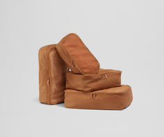 The White Lotus x Away Insider Packing Cubes | Coconut Brown