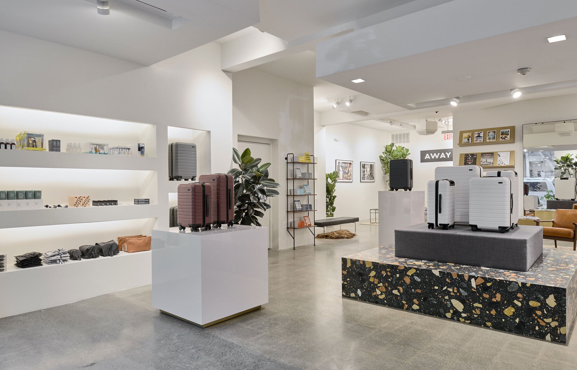 Small Toiletry Bag in Navy Blue