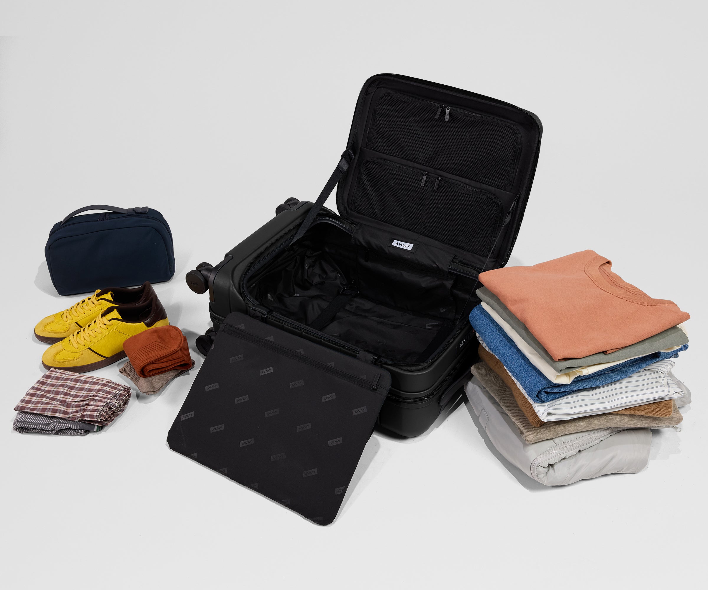Topside Bigger Carry-On in Jet Black