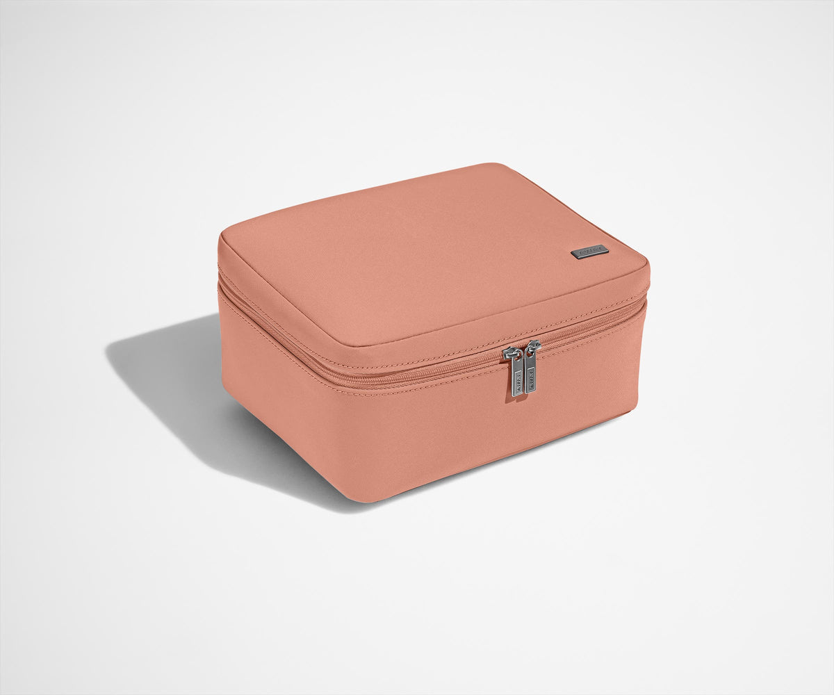 Clay Pink Cosmetics Travel Bag