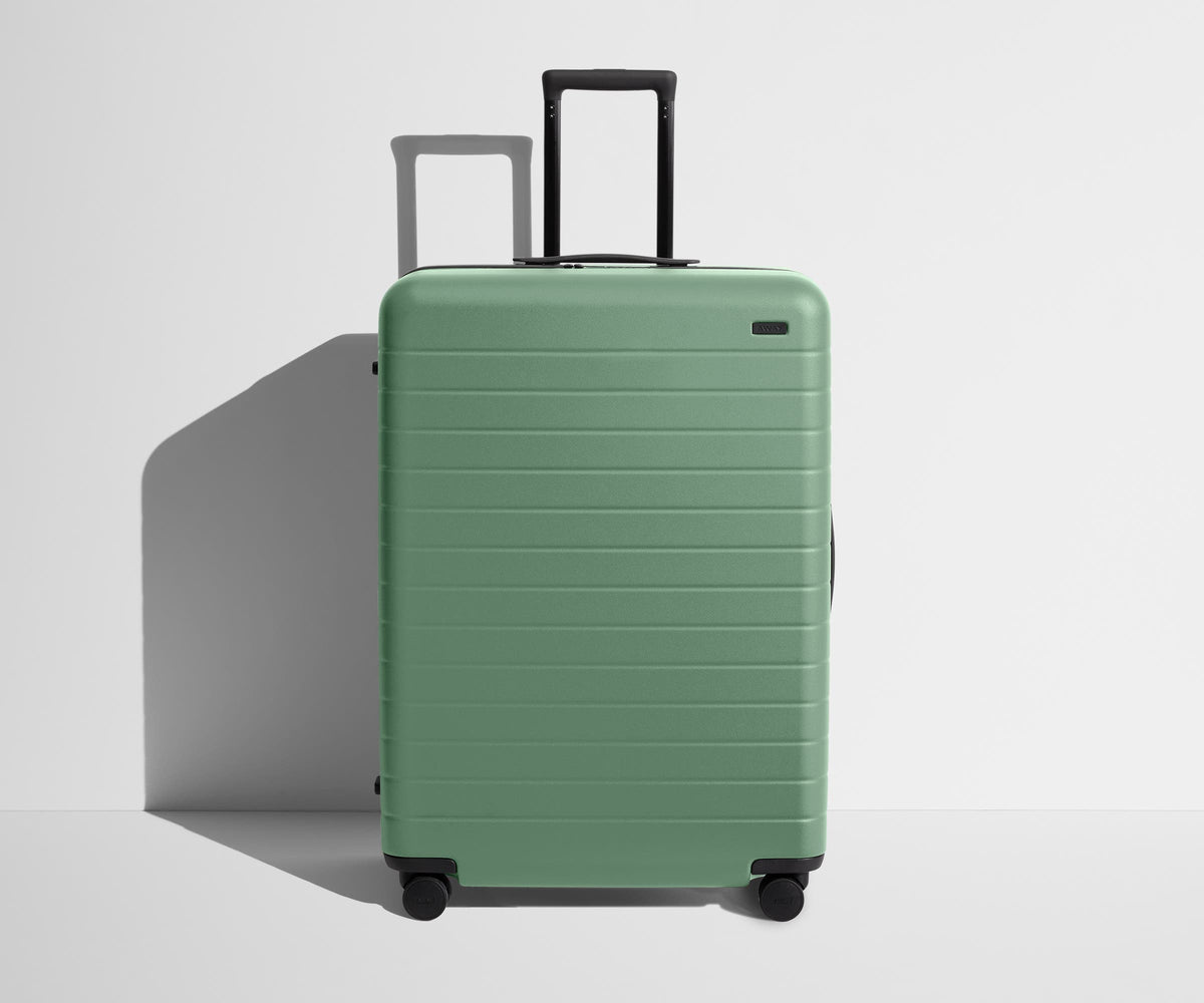 The Large Suitcase in Sea Green